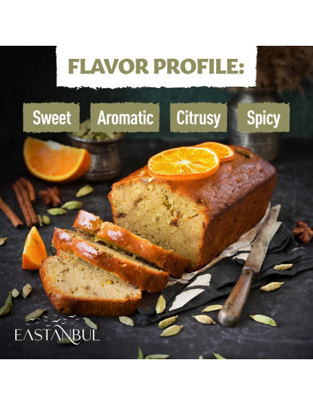 Vainas de Cardamomo Verde Eastanbul 60g 100% Natural Vegano