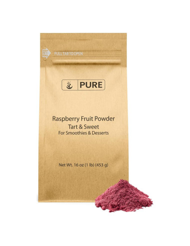 Polvo de Fruta de Frambuesa 0.45 kg Ingredientes Originales Puros