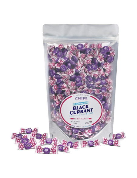 Pastillas de Grosella Negra Chipurnoi 283.5 g Veganas Sin Gluten