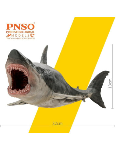 Animal Marino PNSO Patton Megalodon 32x13x16 cm