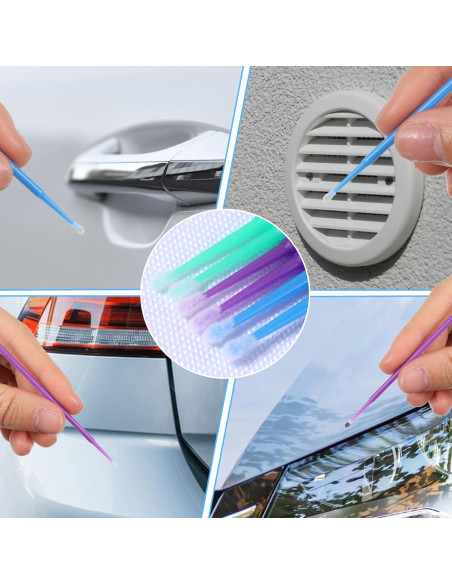 300 Microcepillos Aplicadores Classicseali para Retoque Automotriz