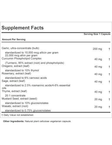ANDREW LESSMAN Especia de la Vida 60 Cápsulas - Ajo, Cúrcuma, Orégano y Más