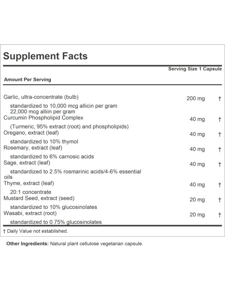 ANDREW LESSMAN Especia de la Vida 60 Cápsulas - Ajo, Cúrcuma, Orégano y Más