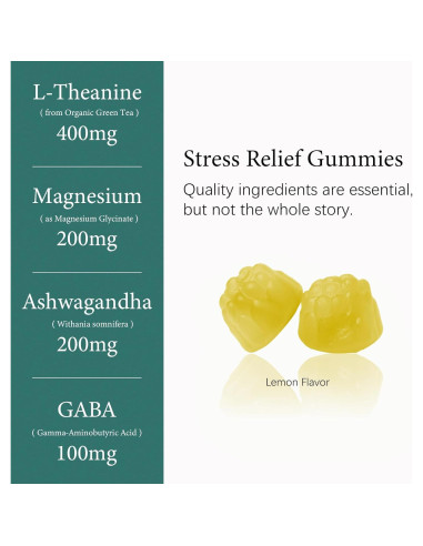 Gomitas de L-Theanine 400mg OASIS FORCE - Relajación y Sueño