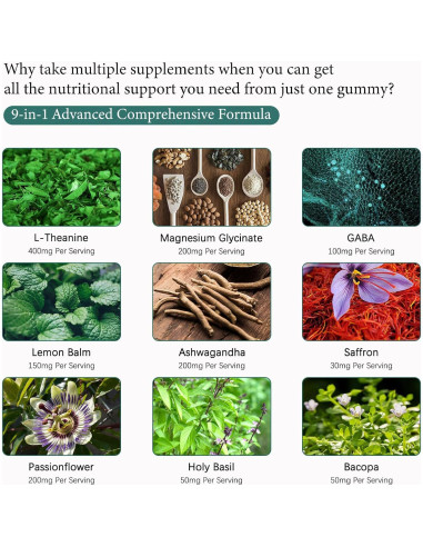 Gomitas de L-Theanine 400mg OASIS FORCE - Relajación y Sueño