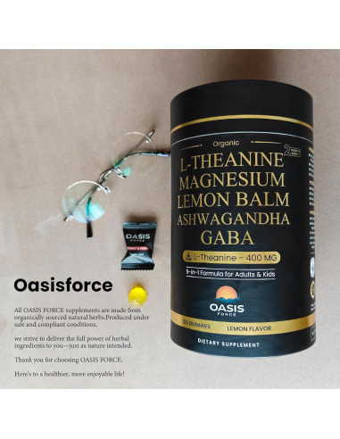 Gomitas de L-Theanine 400mg OASIS FORCE - Relajación y Sueño