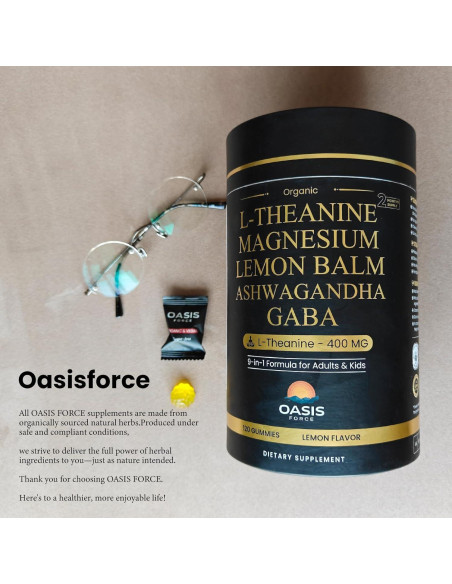 Gomitas de L-Theanine 400mg OASIS FORCE - Relajación y Sueño