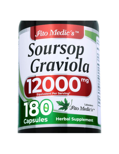 Cápsulas de Guanábana FITO MEDIC'S Lab 180 unidades 12000 mg