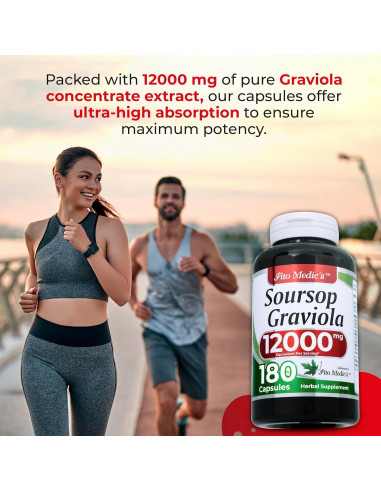 Cápsulas de Guanábana FITO MEDIC'S Lab 180 unidades 12000 mg