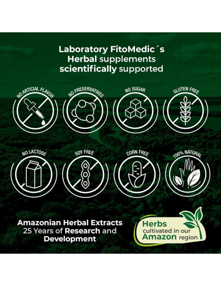 Cápsulas de Guanábana FITO MEDIC'S Lab 180 unidades 12000 mg