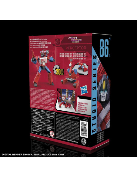 Figura de Acción Perceptor Transformers Studio 86 Deluxe 11.43 cm