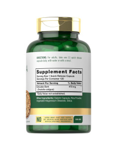 Cápsulas de Corteza de Catuaba Carlyle 470mg - 120 Unidades 2