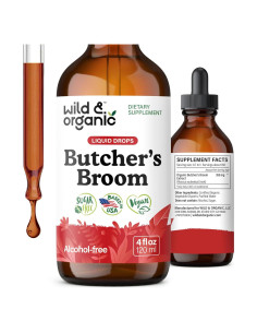 Tintura de Escoba de Butcher Silvestre y Orgánica 118.29 ml