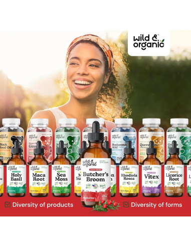 Tintura de Escoba de Butcher Silvestre y Orgánica 118.29 ml