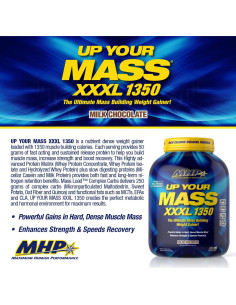Aumento de Masa Muscular MHP XXXL 1350 Chocolate 2.77kg 2