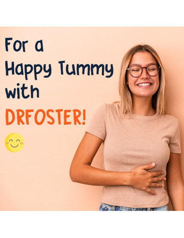 Polvo de Fibra Prebiótica DRFOSTER 350g - Sin Sabor, Vegano