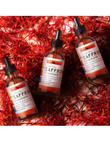 Tintura de Azafrán Orgánico True Nests 118 ml - Suplemento Herbal