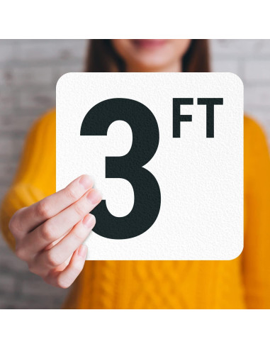 Marcador de Profundidad de Piscina Sigo Signs 15x15 cm Antideslizante