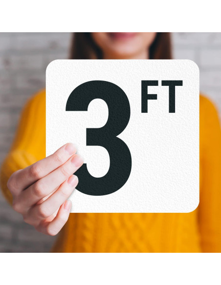 Marcador de Profundidad de Piscina Sigo Signs 15x15 cm Antideslizante