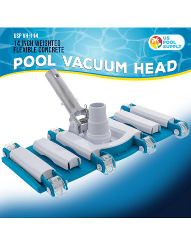Cabezal de Vacío Manual 35.56 cm Suministro de Piscina EE. UU.