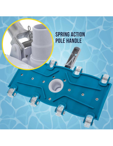 Cabezal de Vacío Manual 35.56 cm Suministro de Piscina EE. UU.