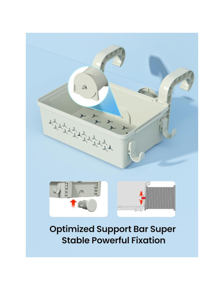 2 Canastas de Almacenamiento para Piscina Elevada SummerBuddy