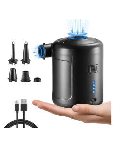 Bomba de Aire Portátil NIBBaNACAL 6000mAh Inflado Rápido