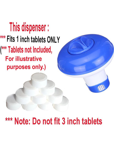 Dispensador de Tabletas de Cloro ATIE Plegable 5" para Piscinas