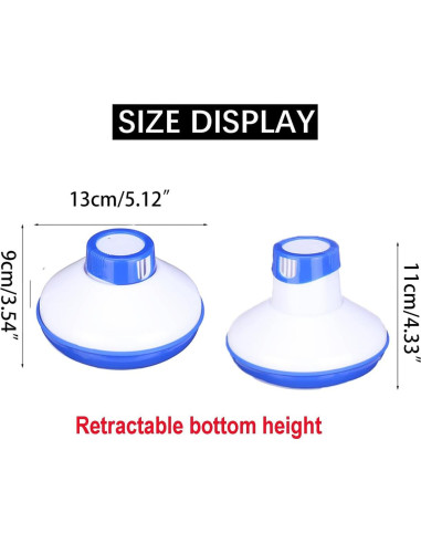 Dispensador de Tabletas de Cloro ATIE Plegable 5" para Piscinas