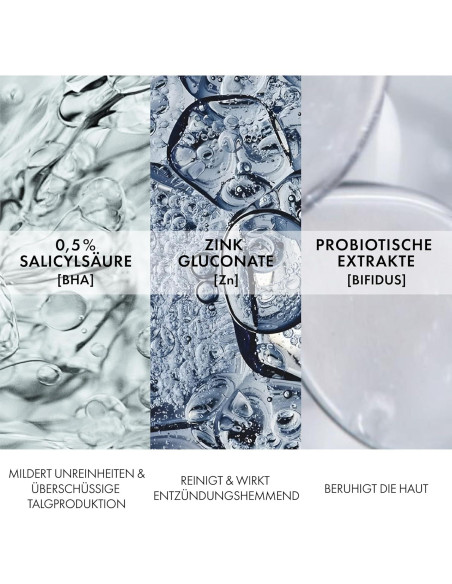 Limpiador Facial Vichy Normaderm 199ml Ácido Salicílico Piel Grasa