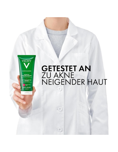 Limpiador Facial Vichy Normaderm 199ml Ácido Salicílico Piel Grasa