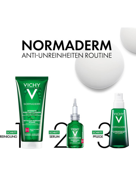 Limpiador Facial Vichy Normaderm 199ml Ácido Salicílico Piel Grasa