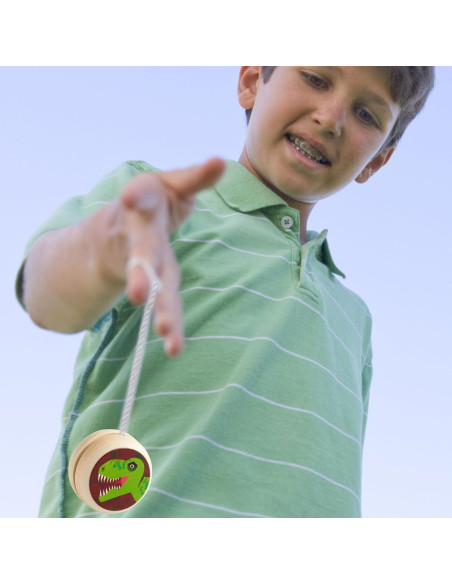 Yo-Yo de Madera Mudpuppy T-Rex para Niños a Partir de 6 Años Yo-Yo de Madera Mudpuppy T-Rex para Niños a Partir de 6 Años