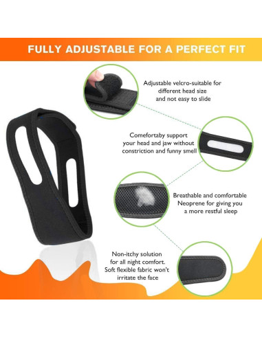 Correa para Barbilla Antisnoring Reginsnow 2025 Ajustable