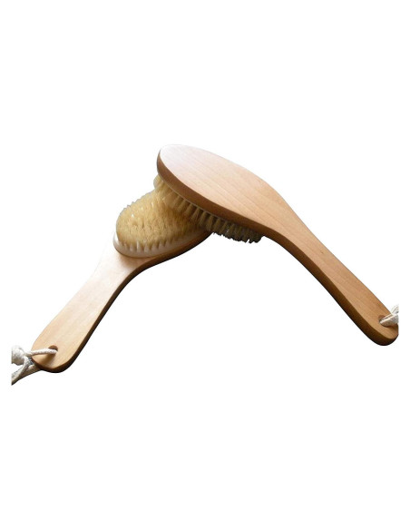 Cepillo Corporal de Cerda Natural Kingsley - Mango de Madera