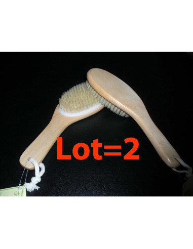 Cepillo Corporal de Cerda Natural Kingsley - Mango de Madera