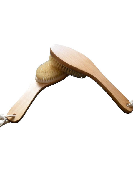 Cepillo Corporal de Cerda Natural Kingsley - Mango de Madera