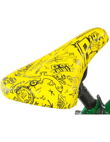 Bicicleta Infantil Dynacraft Tortugas Ninja 16" Verde Oscuro