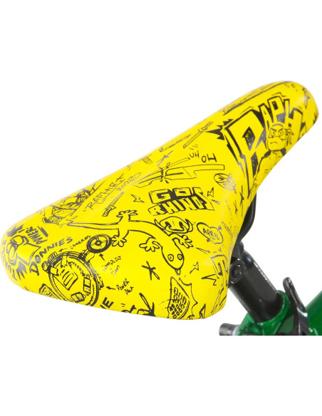 Bicicleta Infantil Dynacraft Tortugas Ninja 16" Verde Oscuro