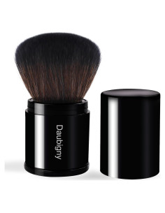Brocha de Maquillaje Kabuki Retráctil Daubigny - Negra