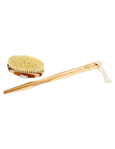 Cepillo de Baño y Cuerpo Bass 80D - Cerdas Naturales de Bambú