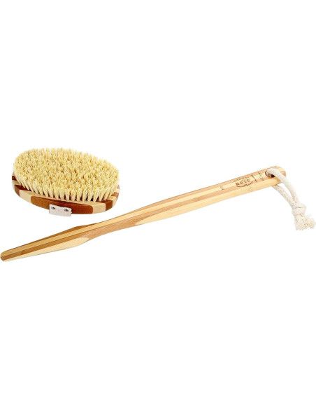 Cepillo de Baño y Cuerpo Bass 80D - Cerdas Naturales de Bambú