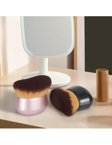 Brocha de Maquillaje Extra Grande PESIAKOME 75mm Negra