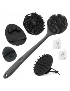 Set de Exfoliadores de Silicona Manmihealth 5 Piezas