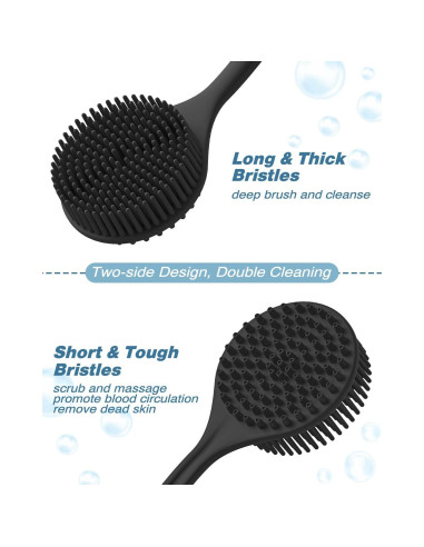 Set de Exfoliadores de Silicona Manmihealth 5 Piezas