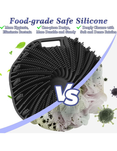 Set de Exfoliadores de Silicona Manmihealth 5 Piezas