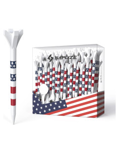 Tees de Golf SAPLIZE de Plástico 100 Pcs 83mm 4 Puntas