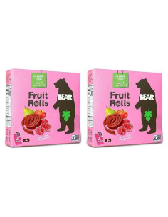 Bocadillo de Fruta BEAR Yoyo Frambuesa Pack de 2