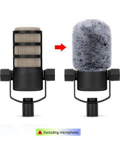 Filtro Pop SUNMON para Micrófono Rode PodMic - Piel Sintética 2