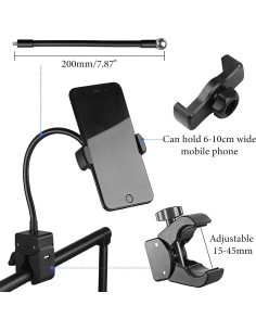 Soporte para Teléfono Móvil Musiin YQZ-1220-001 Ajustable 2